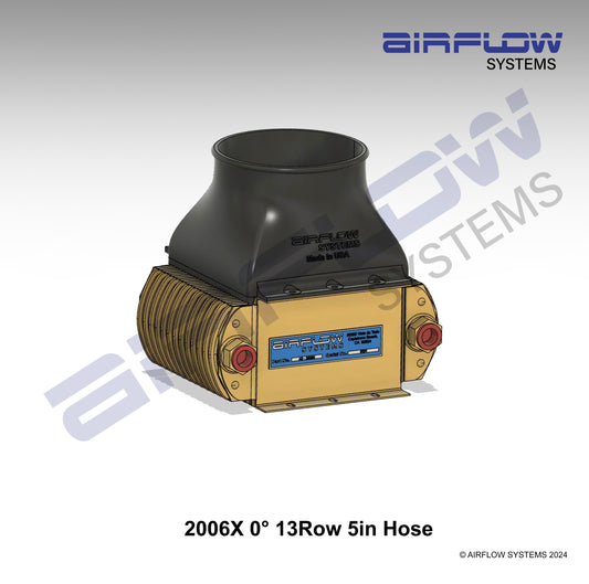 2006X 0° 13Row 5in Hose Oil Cooler Duct