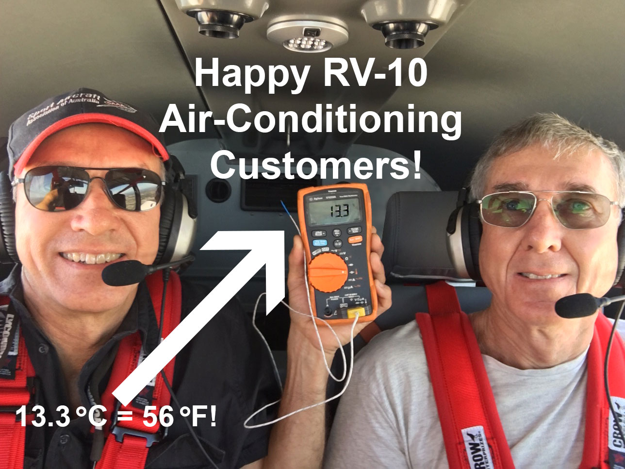 Happy RV-10 Air Conditioning Customers