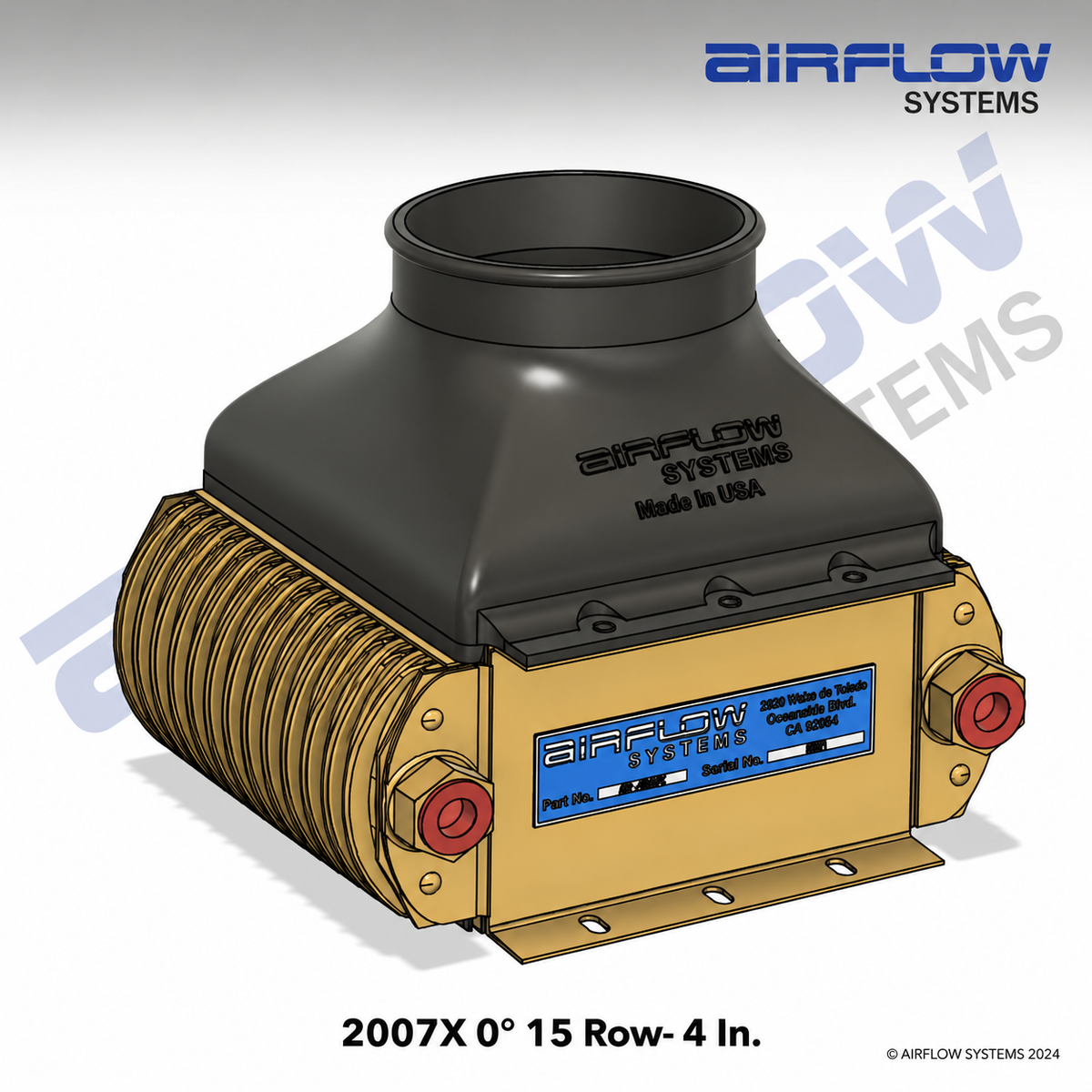 2007X 0 Degree 4 IN. Duct
