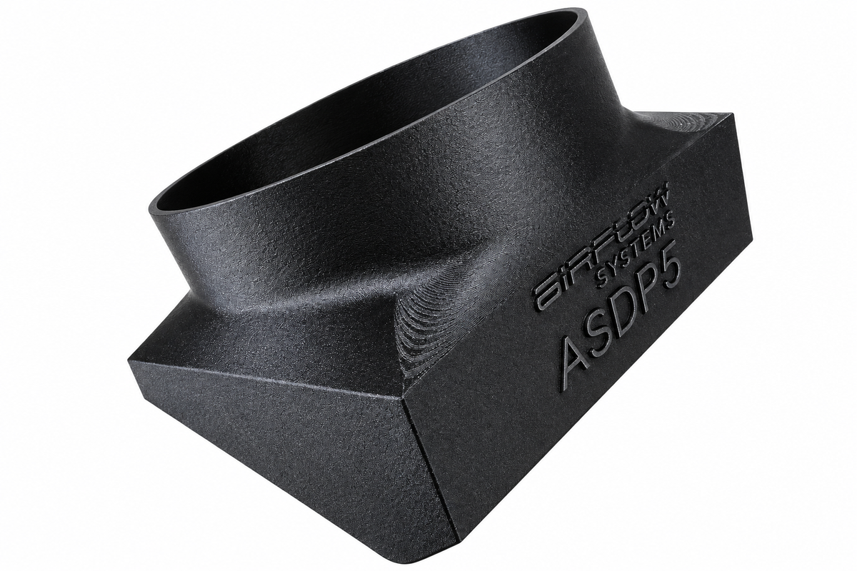 ASDP5-06 Oil Cooler Inlet Duct – Van's Aircraft 5" SCAT Tubing Adapter