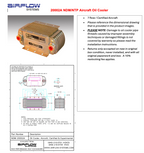 20002A NDM/NTP Aircraft Oil Cooler