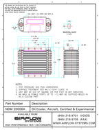 20006A NDM/NTP Aircraft Oil Cooler