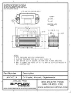 2002X X-Series Aircraft Oil Cooler
